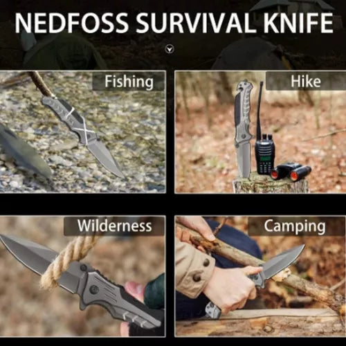 Cuchillo Tactico Navaja Supervivencia Caza Cuchillo Militar