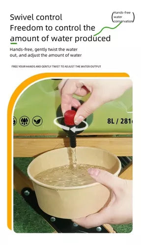 Contenedor De Agua 8 Litros Vejiga De Agua Camping Bolsa