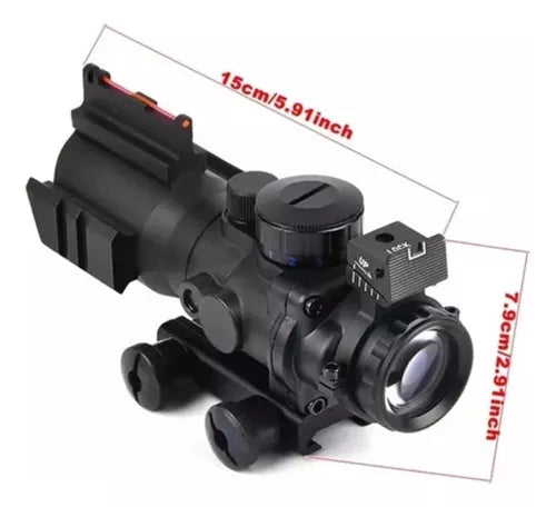 Mira Telescopica 4x32 Acog Caza Miras Telescopicas Riel 20mm