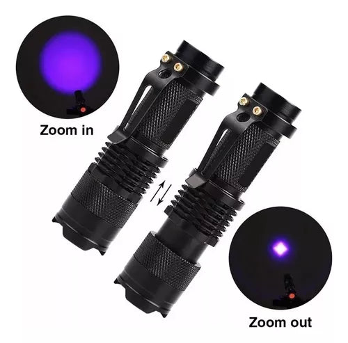 Linterna Luz Ultravioleta Linternas Recargables Linterna Uv