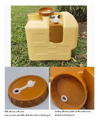 Cubo Contenedor De Agua Camping Bidon De Agua Portatil 20lts