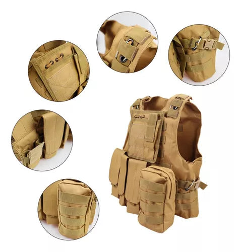 Chalecos Tacticos Chaleco Tactico Militar Airsoft Fsbe2