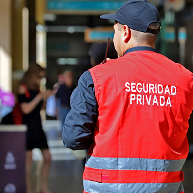 Chaleco Seguridad Privada Chaleco Reflectante Rojo Chaleco