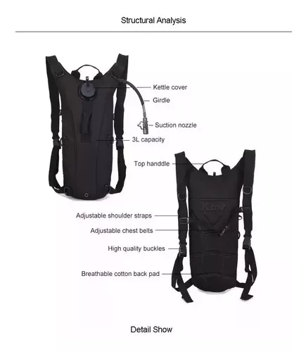 Mochila De Hidratacion Militar Camelback Mochila De Asalto