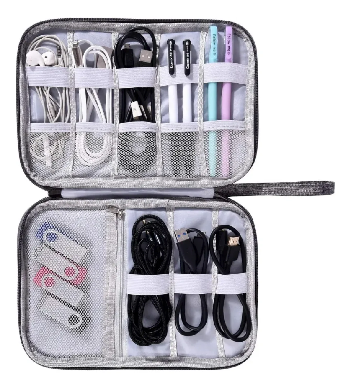 Organizador Cables Viaje Bolso Organizador Viaje 25x19x2cm