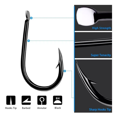 Kit Anzuelo Set Pesca 6 Anzuelos Pesca Anzuelos De Pesca #12