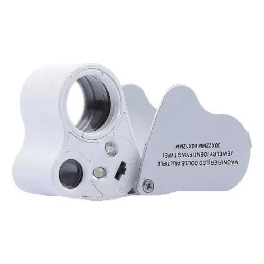 Lupa Geologica Lupa Con Luz Led Lupa Joyero Lupa 30x 60x