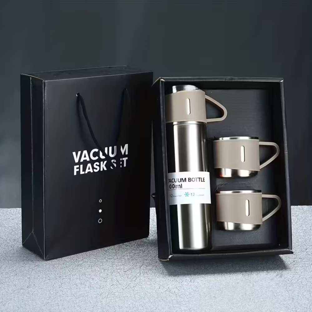 Set Termo 500ml Vasos De Cafe Termico Agua Caliente Fria