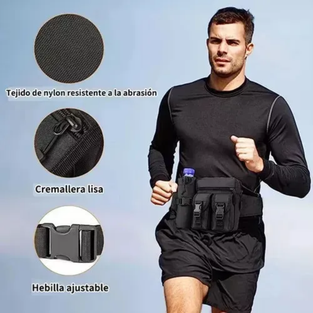 Banano Tactico Bolso Outdoor Porta Botella Bolso Impermeable