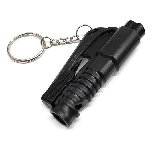 Kit Emergencia 3en1 Auto Llavero Rompevidrios Corta Cinturon