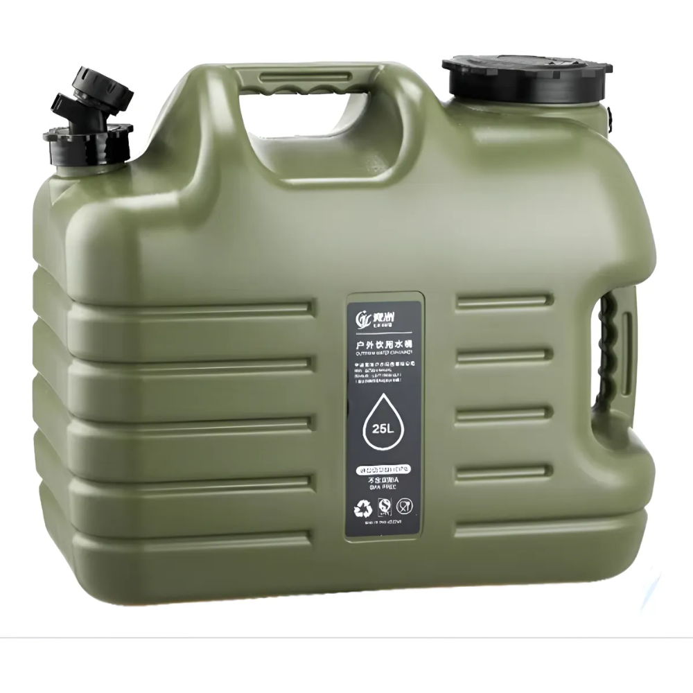 Cubo Contenedor De Agua Camping Bidon De Agua Portatil 25lts