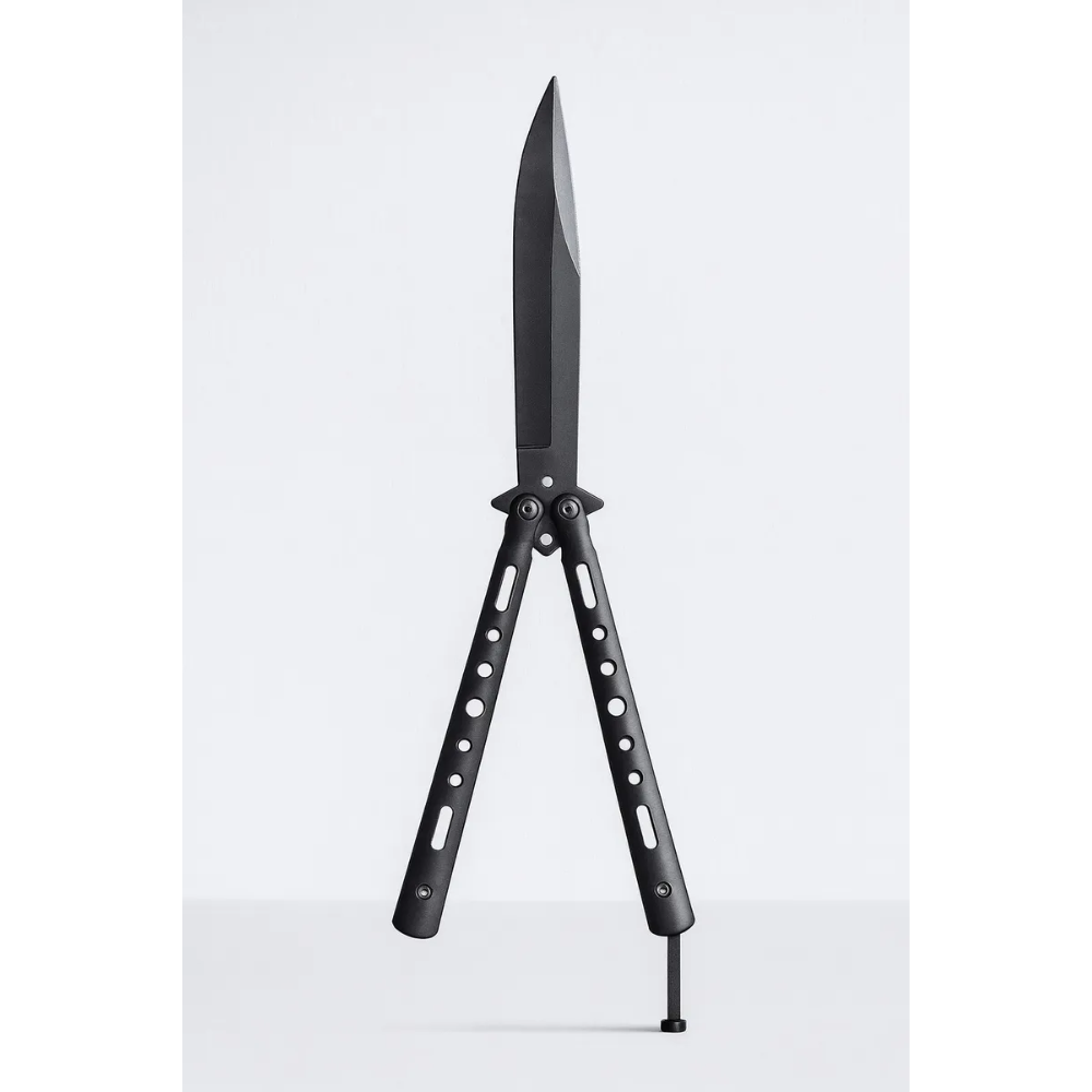 Cuchillo De Mariposa De Entrenamiento Tactico Plegable Acero