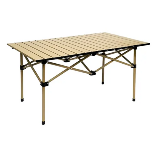 Mesa Camping Plegable Mesa Portátil Metalico 57x95x50cm
