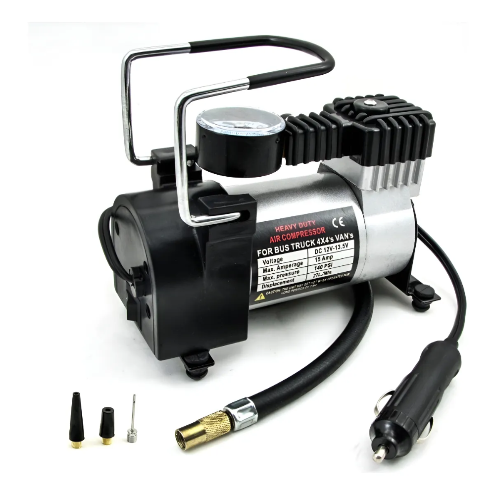 Compresor Aire 12v Compresor Metalico 12v Auto Moto 35l/min