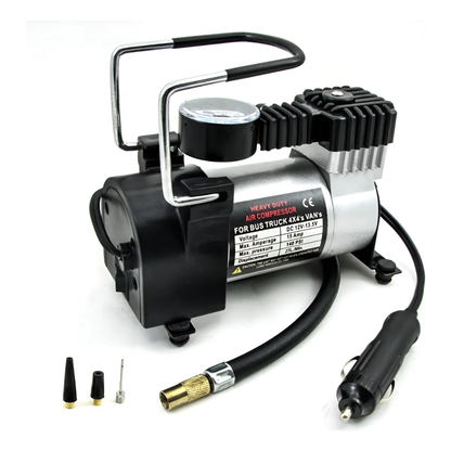 Compresor Aire 12v Compresor Metalico 12v Auto Moto 35l/min