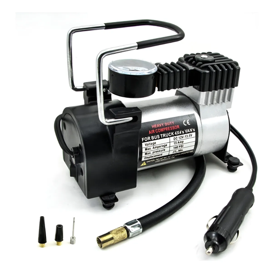 Compresor Aire 12v Compresor Metalico 12v Auto Moto 35l/min