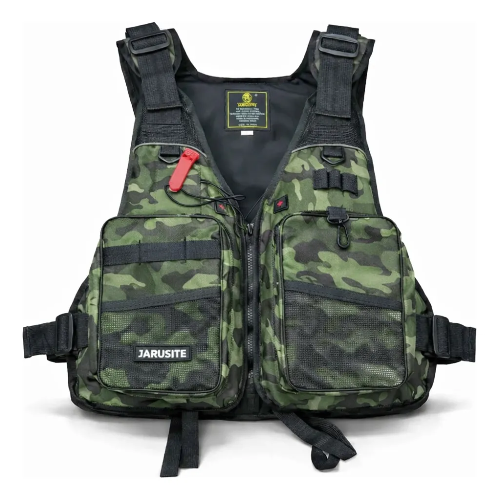 Chaleco Pesca Salvavidas Ajustable Chaleco Multifuncional