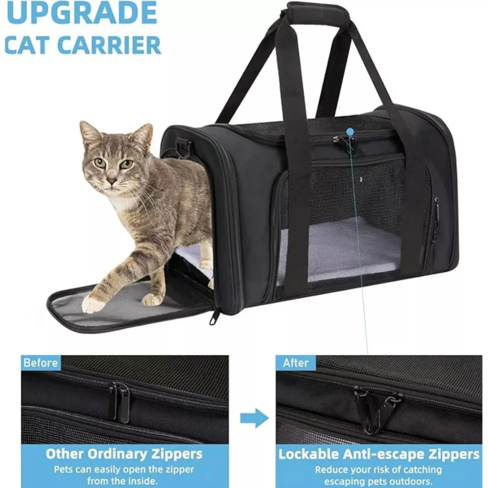 Bolso Transportador De Mascotas Bolso Perro Cabina Avion