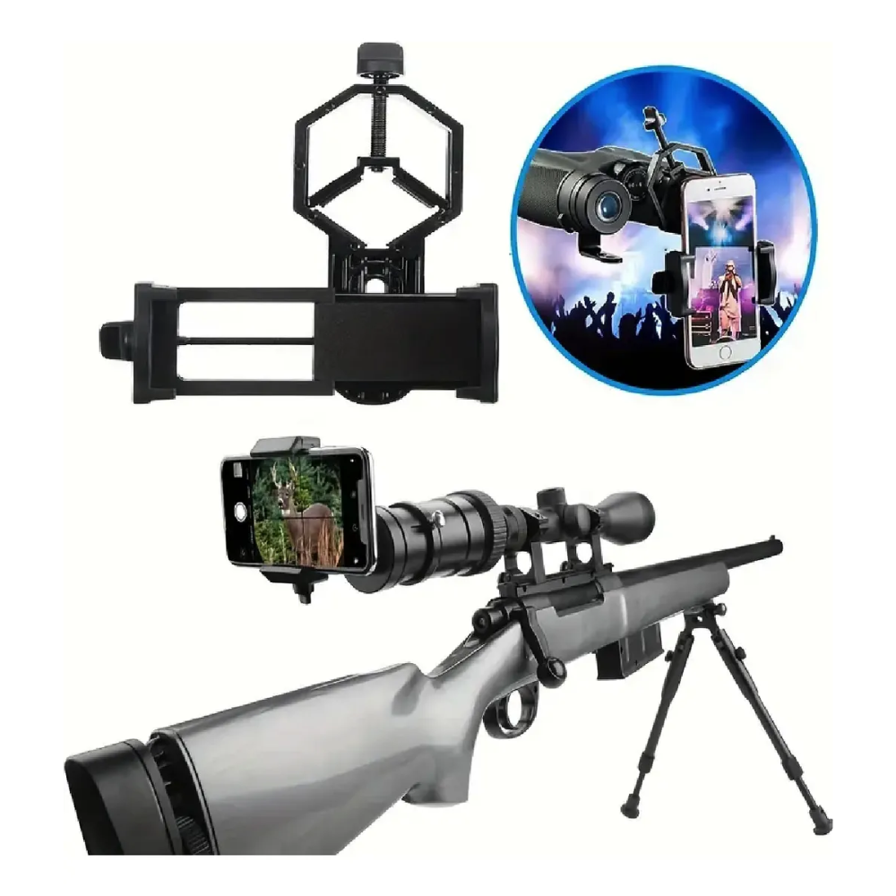 Sideshot Adaptador Celular Para Mira Telescopica Rifle/fusil