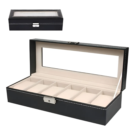 Caja Organizadora Relojes Caja Guardar Reloj Caja 6 Espacios