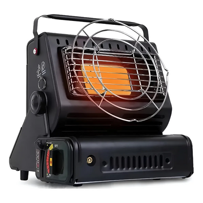 Calefactor Cocinilla Gas Hibrida 2 En 1 Portatil Camping