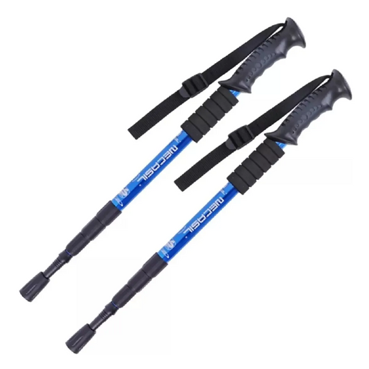 Pack 2 Bastones Trekking Baston Trekking Anti Shock 4tramos