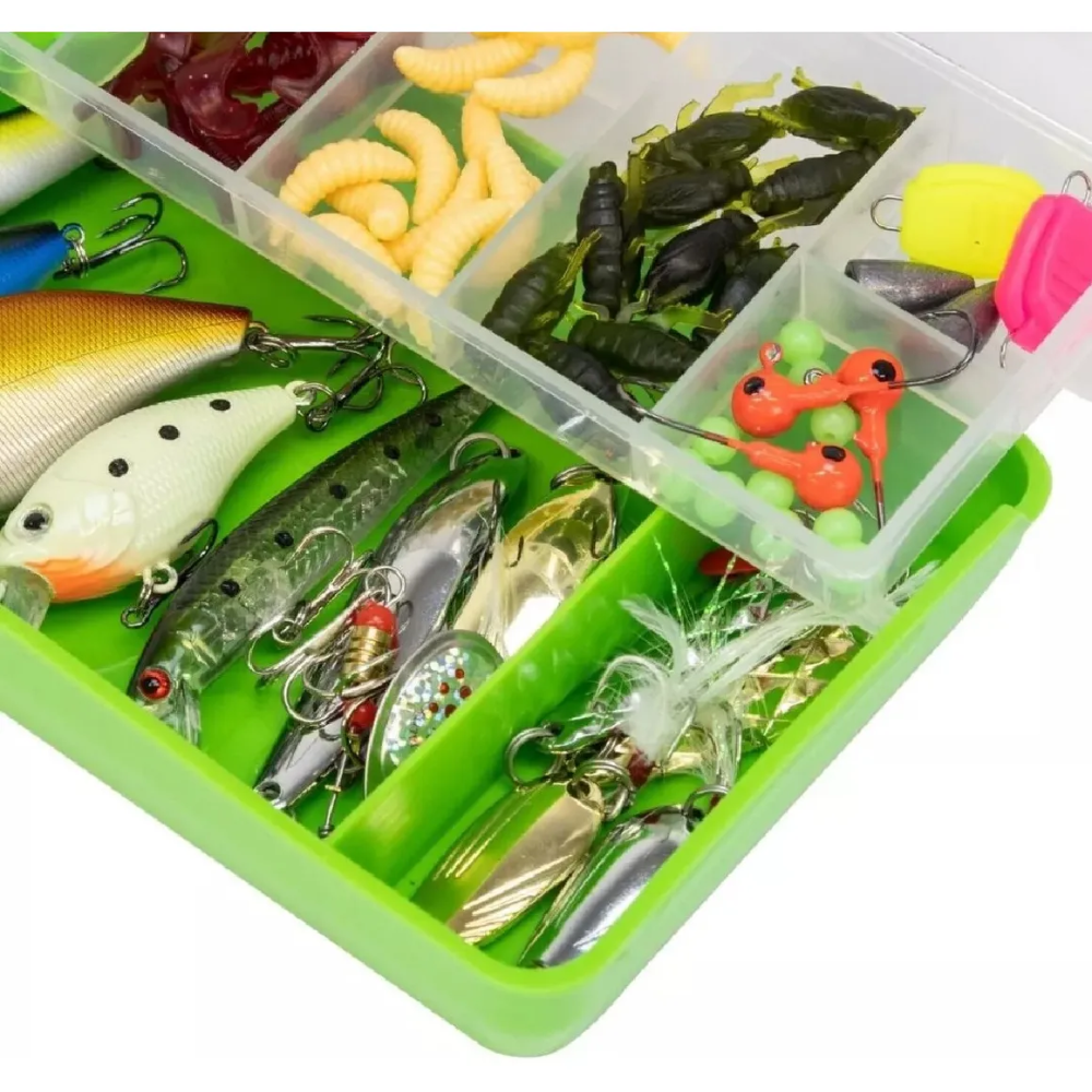 Kit Señuelos Pesca Señuelo Rapala Señuelos De Vinilos 101 Pc