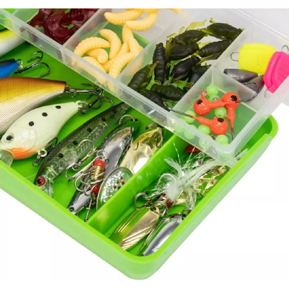 Kit Señuelos Pesca Señuelo Rapala Señuelos De Vinilos 101 Pc