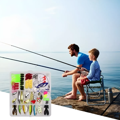 Kit Señuelos Pesca Señuelo Rapala Señuelos De Vinilos 101 Pc