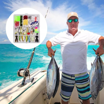 Kit Señuelos Pesca Señuelo Rapala Señuelos De Vinilos 101 Pc