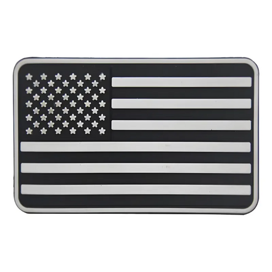 Parches Tacticos Airsoft Parche Airsoft Estados Unidos Negro PVC