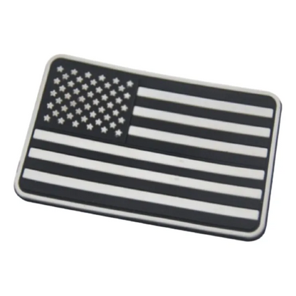 Parches Tacticos Airsoft Parche Airsoft Estados Unidos Negro PVC