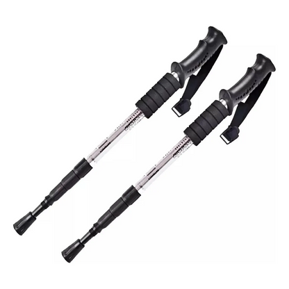 Pack 2 Bastones Trekking Baston Trekking Anti Shock 4tramos