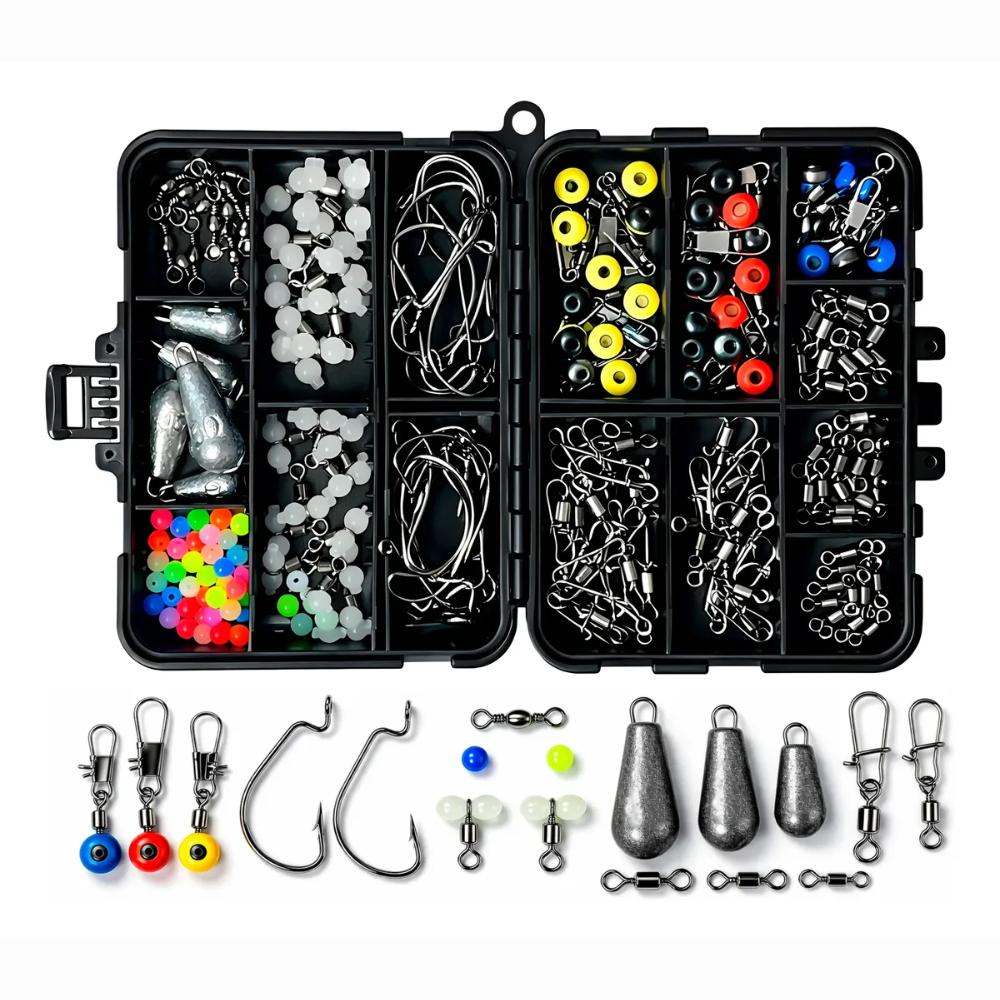 Kit Señuelo Pesca Organizadora Anzuelo Pesca Señuelos 191pz
