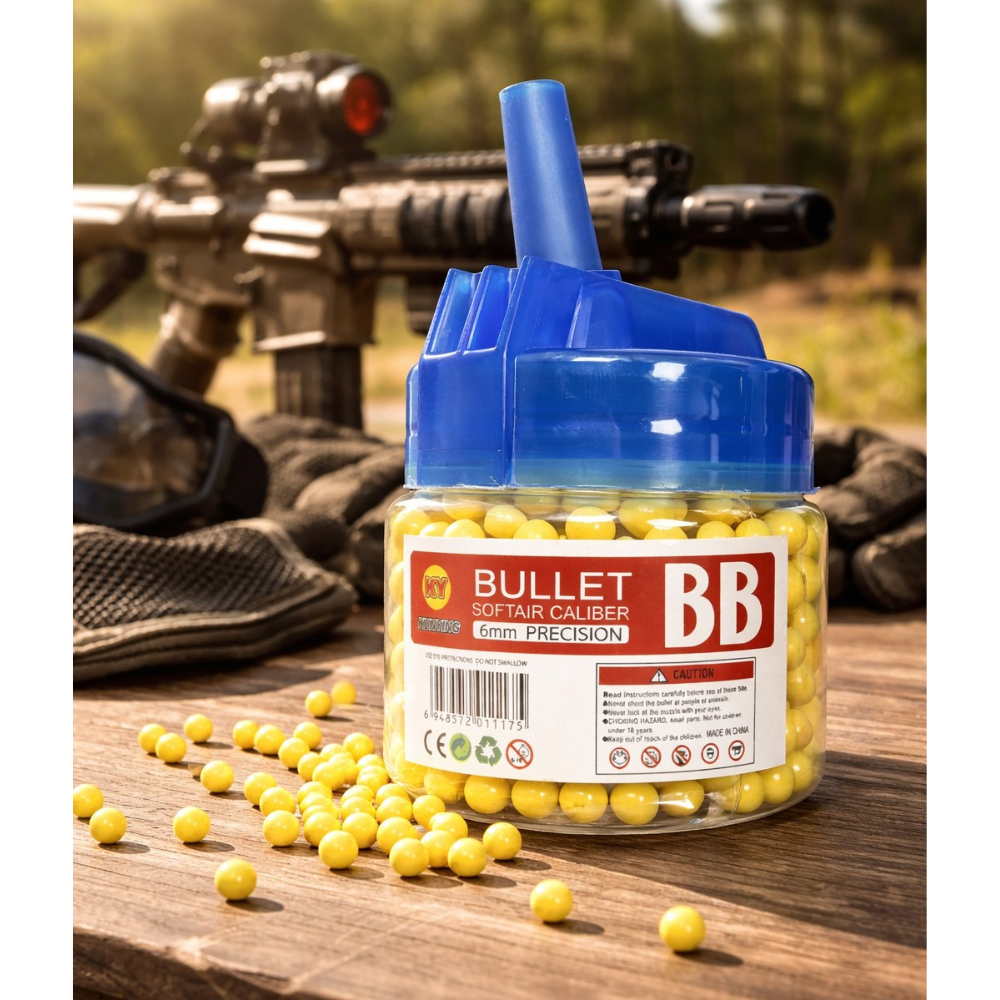 Balines 500 piezas de perdigones para pistola de aire comprimido Bolas PVC 0,12