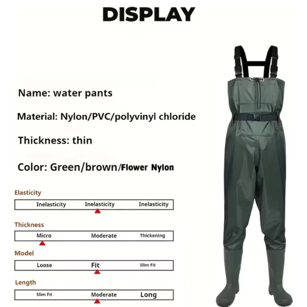 Wader Ajustable Pesca Traje Pesca Traje Pescador Trajes Agua