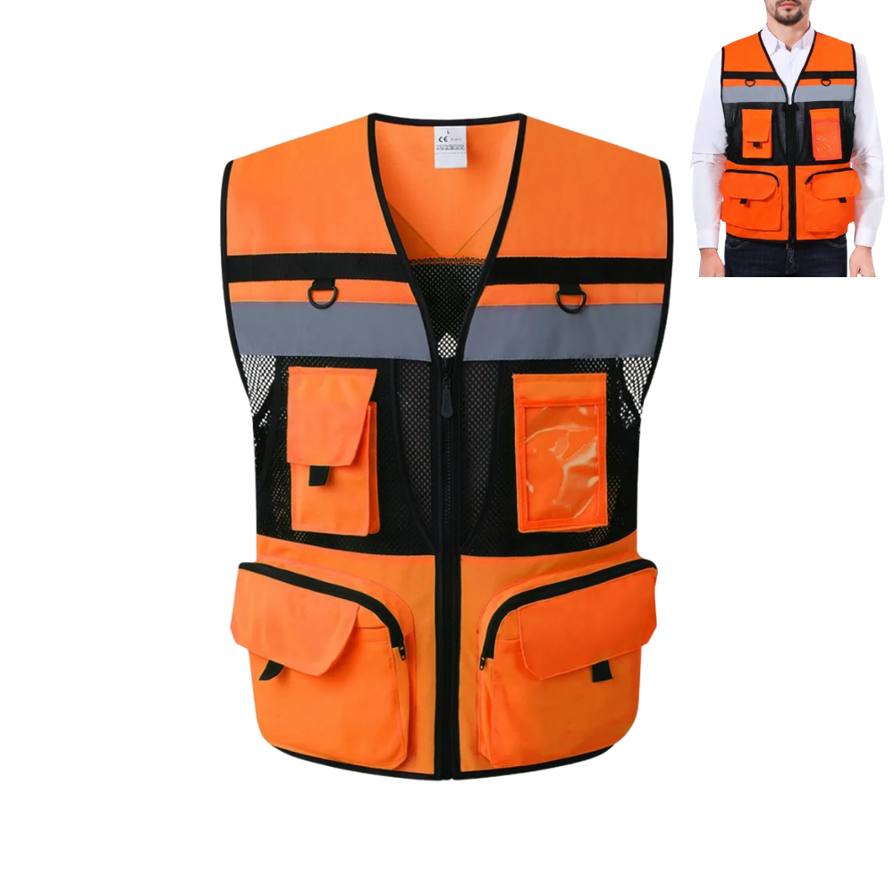 Chaleco Geologo Chaleco Seguridad Minero Chaleco Reflectante