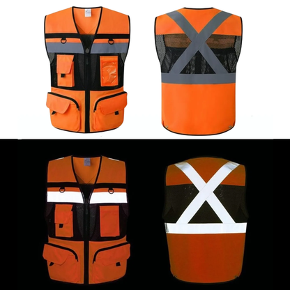Chaleco Geologo Chaleco Seguridad Minero Chaleco Reflectante