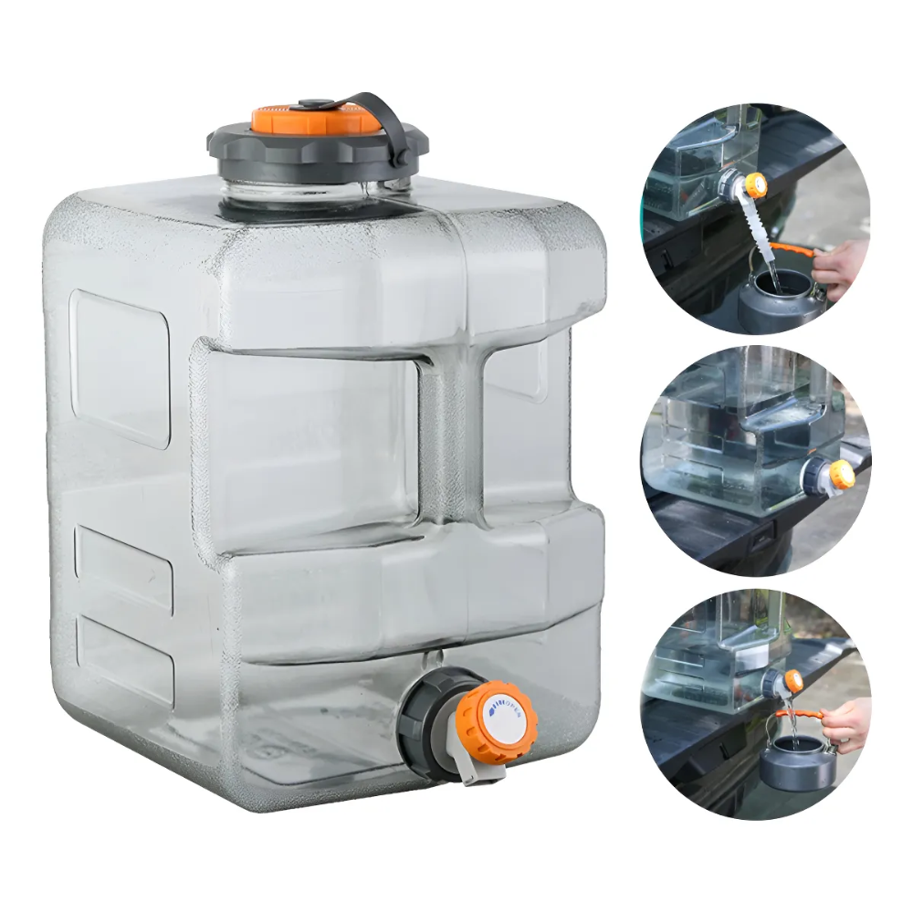 Cubo Contenedor De Agua Camping Bidon De Agua Portatil 12lts