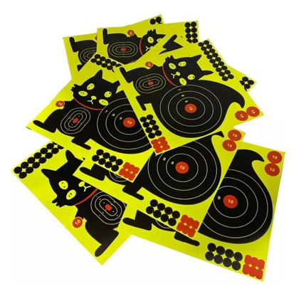 X10 Target Adhesivo Rifle Aire Diana Silueta Rifle De Poston