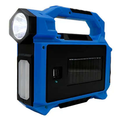 Linterna Led Lampara Camping Recargable Usb Solar Lampara
