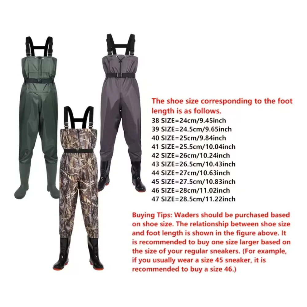 Wader Ajustable Pesca Traje Pesca Traje Pescador Trajes Agua