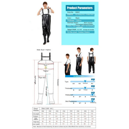 Wader Pesca Traje Pesca Traje Pescador Trajes Agua Pesca Mar