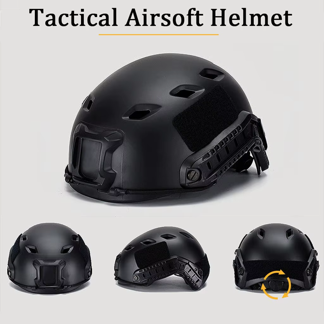 Casco Airsoft Cascos Tactico Airsoft Casco Emerson ajustable Verde