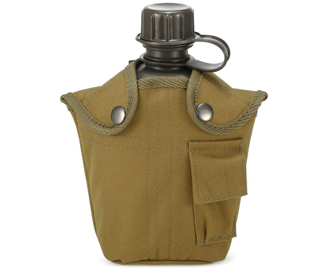Cantimplora Militar Botella De Agua Cantimplora Camping 1L
