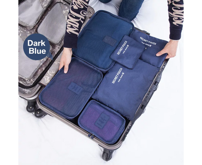 set 6 Organizadores Equipaje Bolso Organizador Maleta Viaje