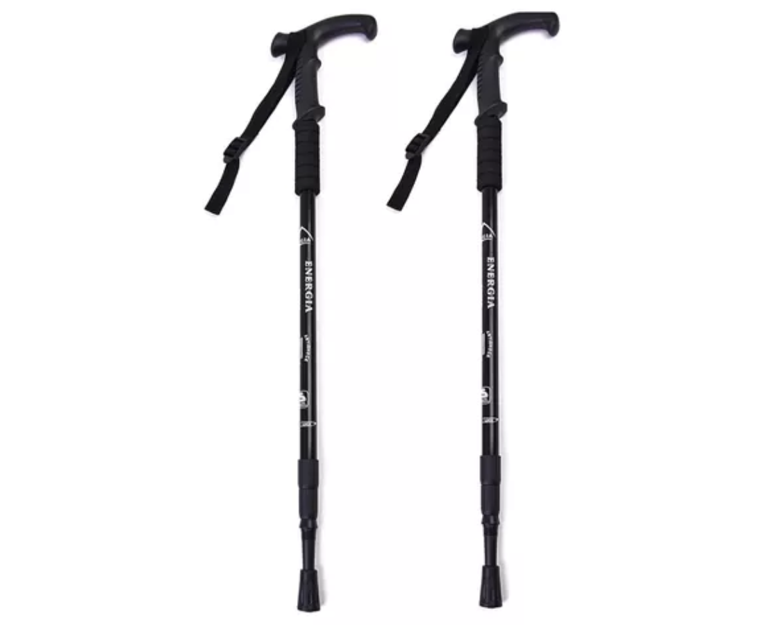 Pack 2 Bastones Trekking Baston Trekking Anti Shock 4tramos