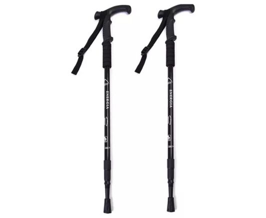 Pack 2 Bastones Trekking Baston Trekking Anti Shock 4tramos