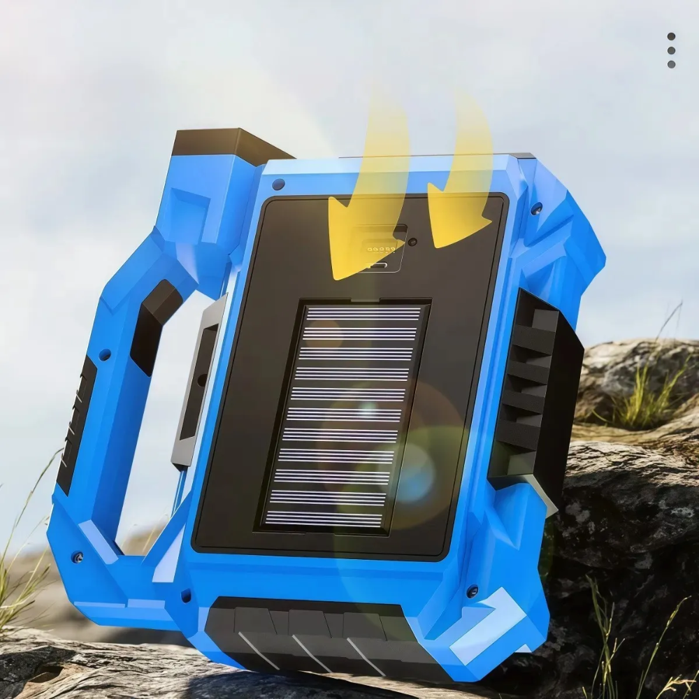 Linterna Led Lampara Camping Recargable Usb Solar Lampara