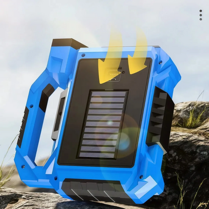 Linterna Led Lampara Camping Recargable Usb Solar Lampara